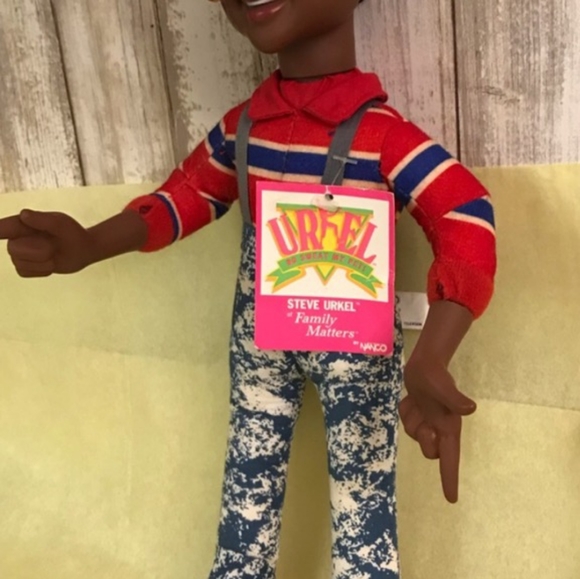 1991 Steve Urkel doll NWT - Picture 7 of 7
